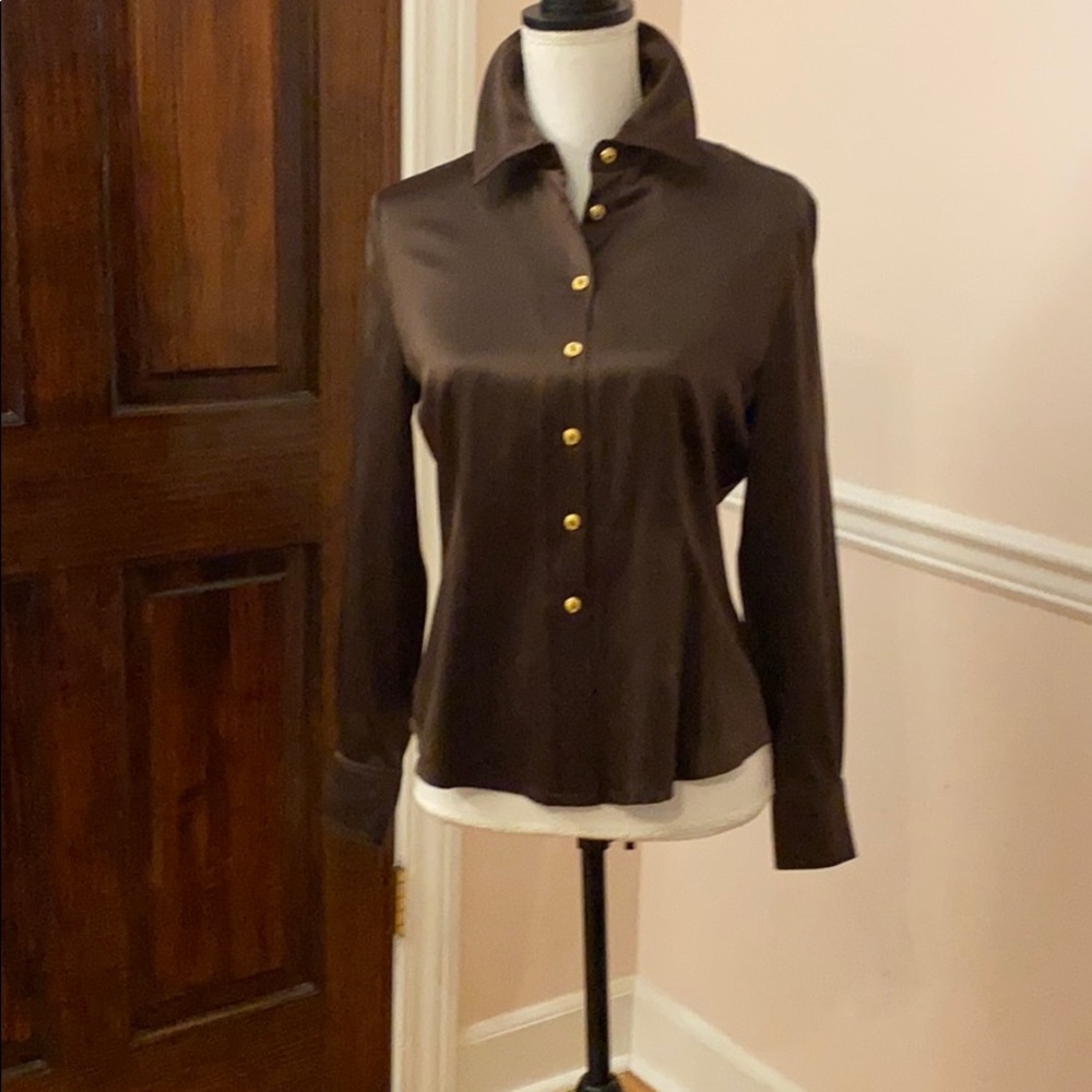 St. John silk blouse